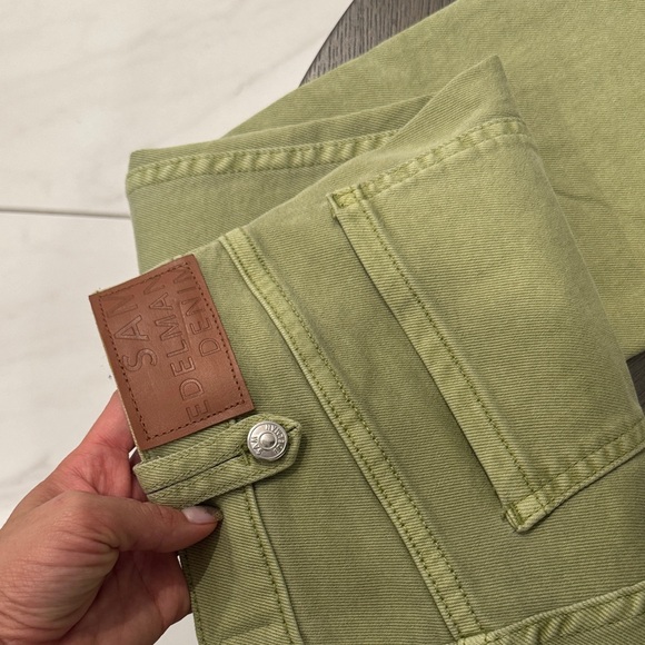 Sam Edelman Sage Green kick flare Jeans size 26 - Picture 9 of 16